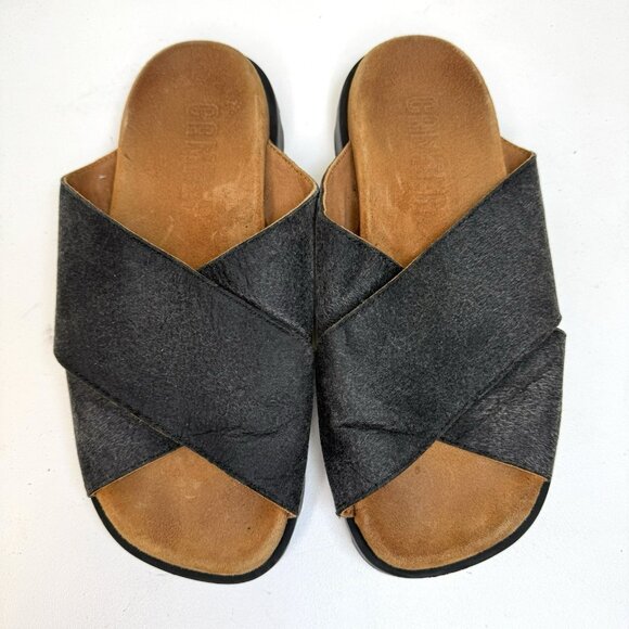 Camper Brutus Sandals Shoes Mens Size 40 US 7 Gray Slip On Slides main image 6